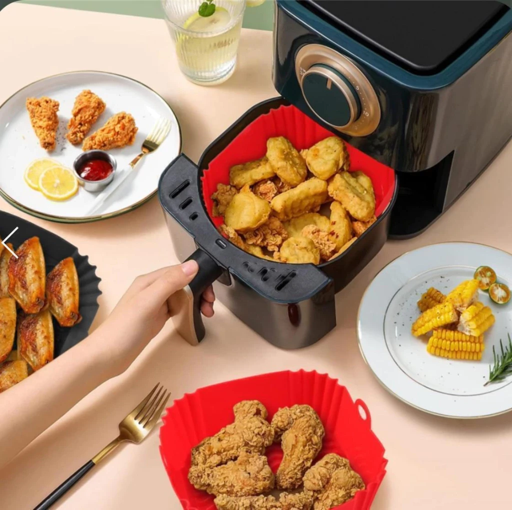 Molde de silicona para air fryer cuadrado - Image 3