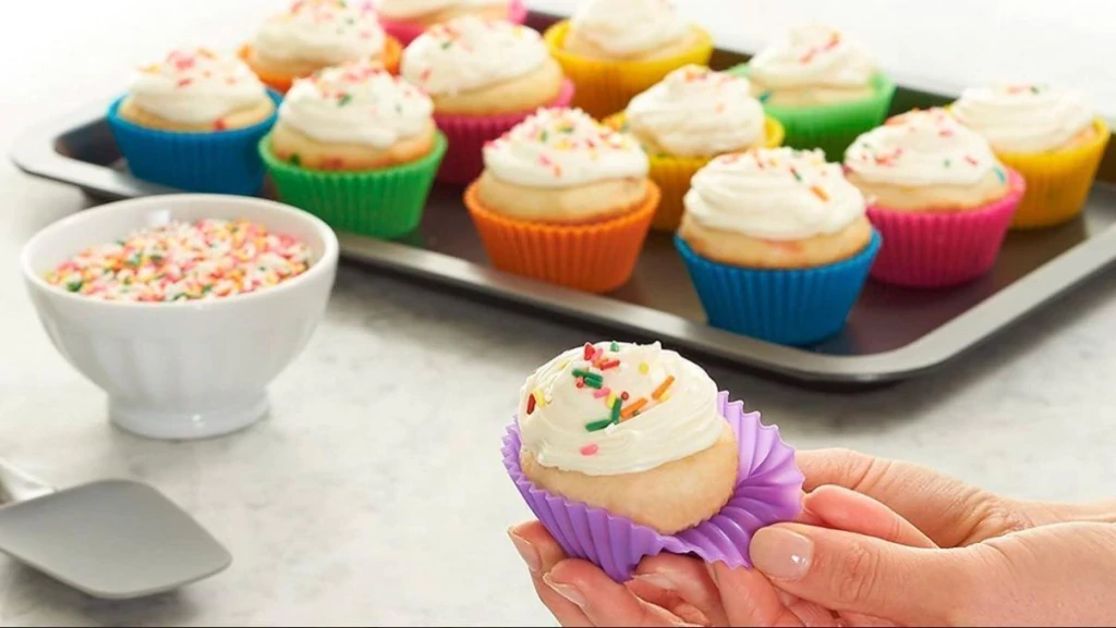 Molde de silicona muffins x 12