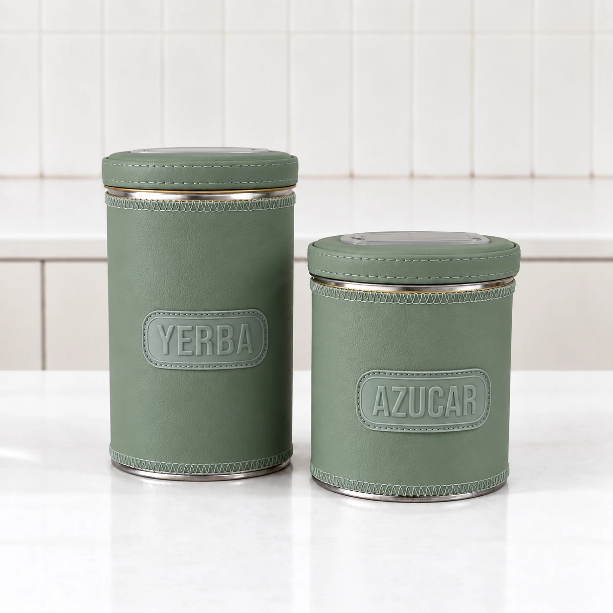 Latas yerbera y azucarera - Image 3