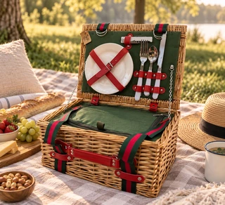 Canasta Picnic Verde