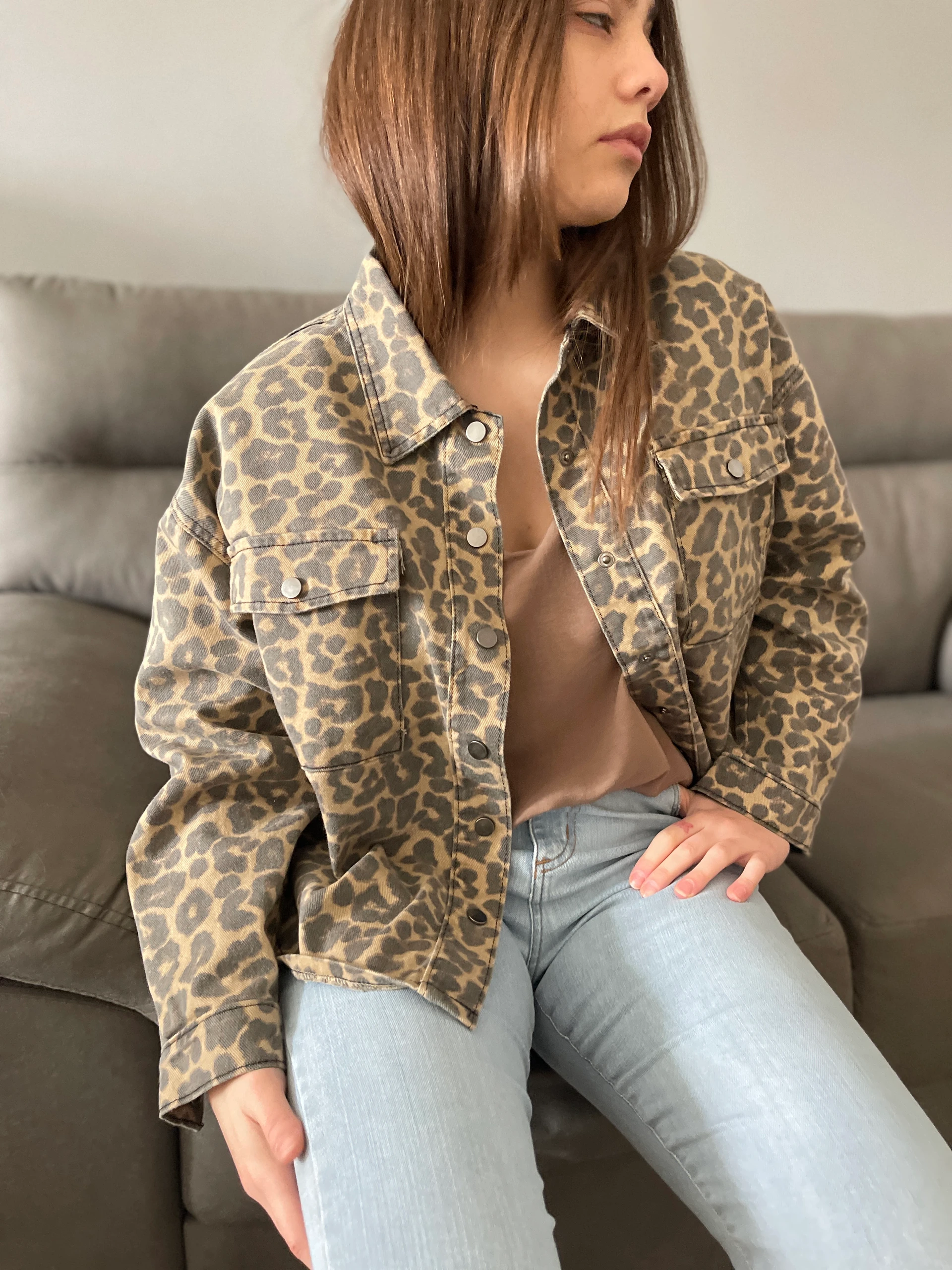 Campera Savage Print
