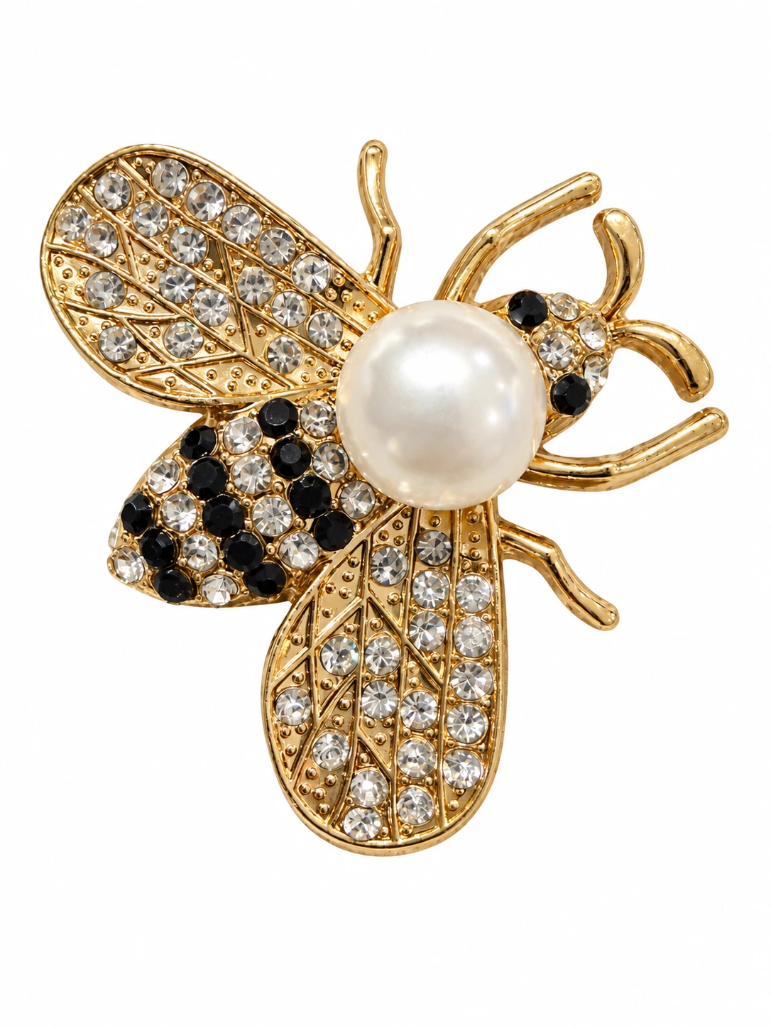 Prendedor Abeja Perla