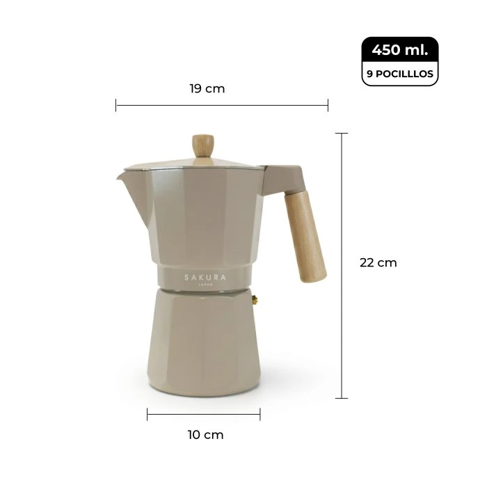 CAFETERA MOKA SAKURA 450ml - Image 2