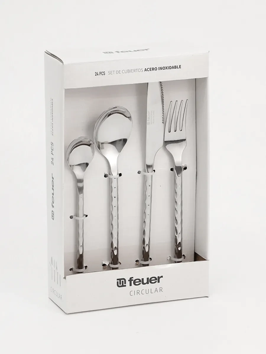 Set de cubiertos Acero Inoxidable 24 pcs