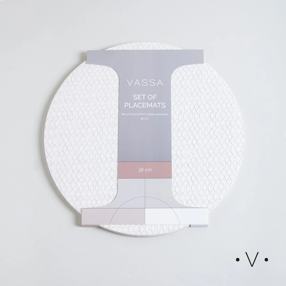 Set x 6 individuales 38cm