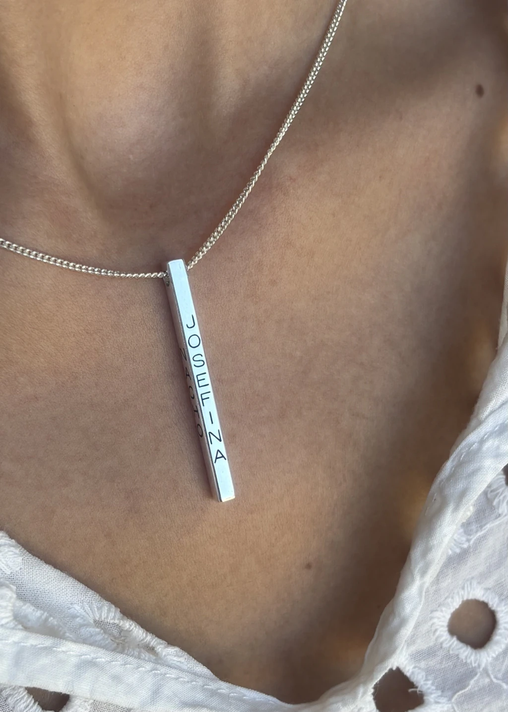 Collar Lingote 4 caras