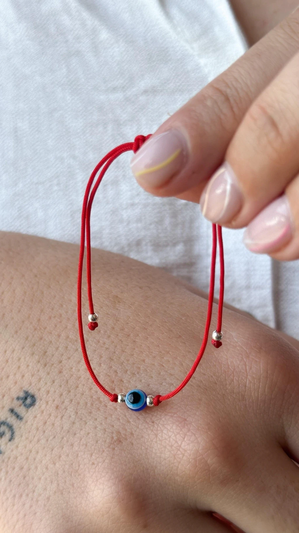 Pulsera Hilo Rojo OJO
